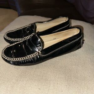 TOD'S Gommino Driving Shoe Loafer  Patent Leather Designer